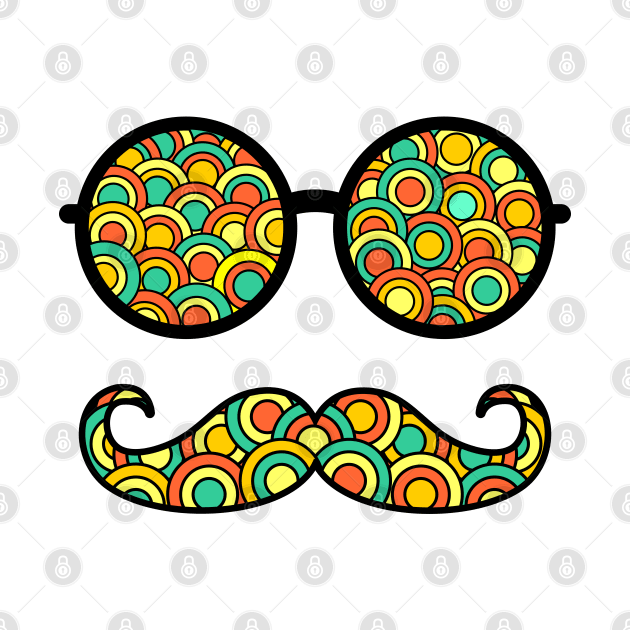 Retro Hipster Mustache by TheArtism