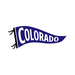 Colorado Pennant - White T-Shirt