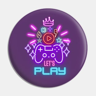 Gaming Let's Play Pin