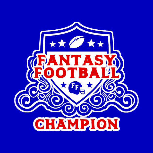 Fantasy Football Champion Shield by FantasySportsSpot