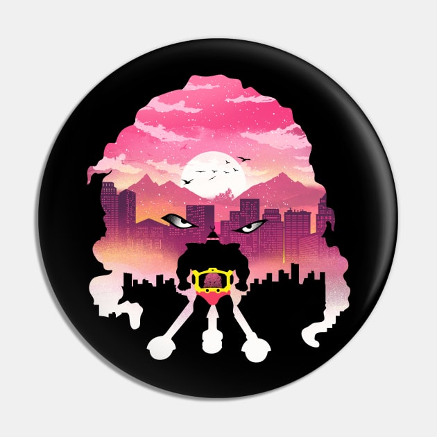 Krang Night Pin by DANDINGEROZZ