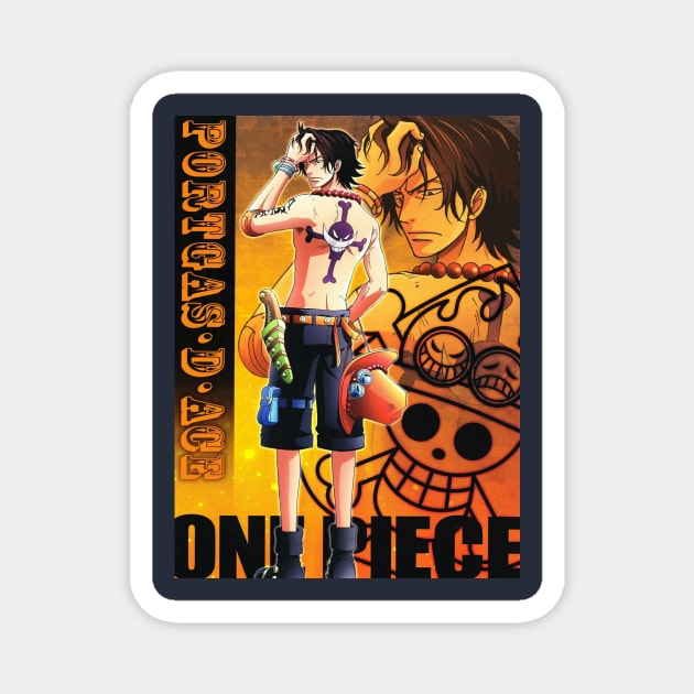 Ace monkey Dluffy Magnet by Boiys