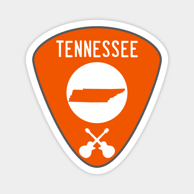 Tennessee Guitar Pick Magnet by fearcity