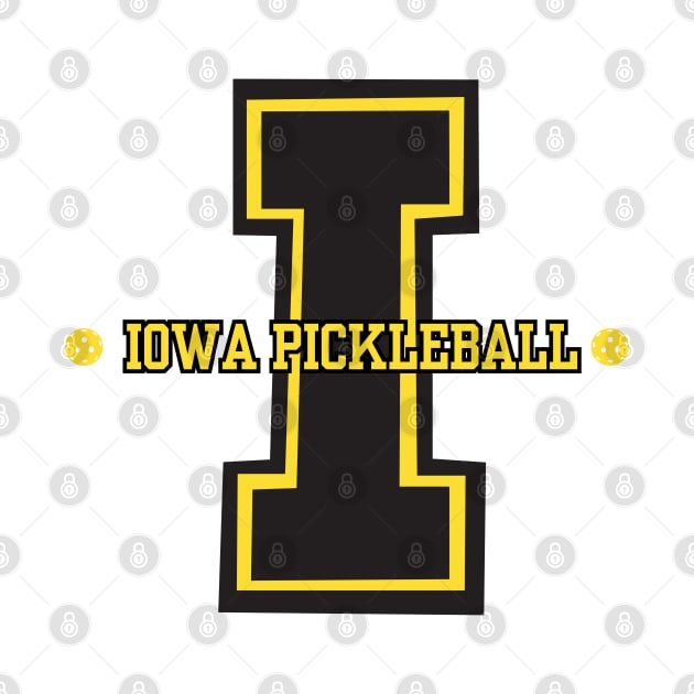 Iowa Varsity Pickleball Logo Wear by Hayden Mango Collective 