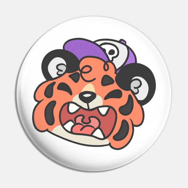 Rad tiger Pin by IcyBubblegum