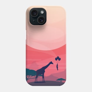 Chase your dreams - Giraffe Phone Case