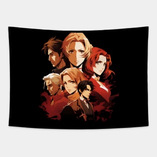 baccano fanart anime graphic tee Tapestry