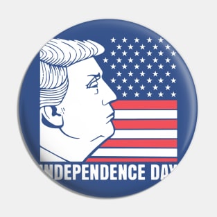 Trump Independence Day Pin