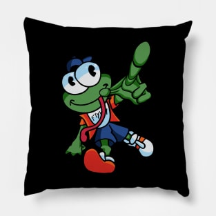 Flyboy Frog Pillow