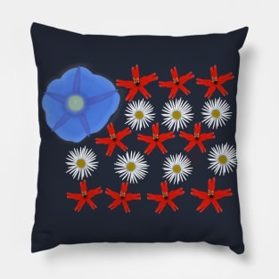 Wildflower Stars and Stripes Pillow