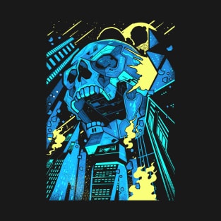 Invasion of the Giant Techno Skulls T-Shirt