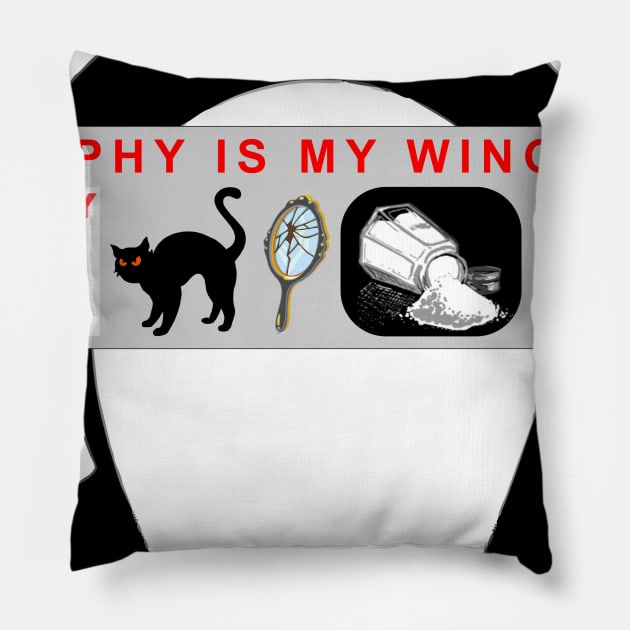 Murphy Wingman B Pillow by Cavalrysword