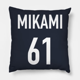 Violet Jersey (White Text) Pillow