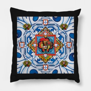 Portuguese folk art Pillow