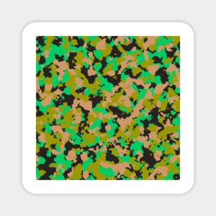 Lime Camouflage Magnet