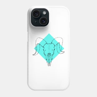 Ram cyan Phone Case