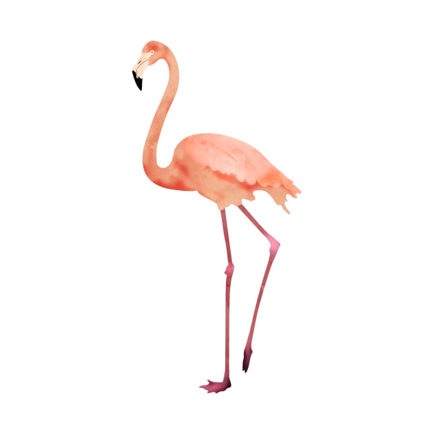The Flamingo Dance navy background by cesartorresart