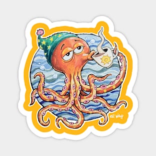 Sleepy Octopus Magnet