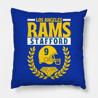 Los Angeles Rams Stafford 9 American Football Pillow