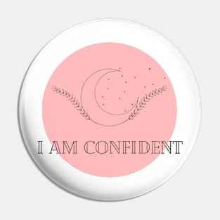 Affirmation Collection - I Am Confident (Rose) Pin