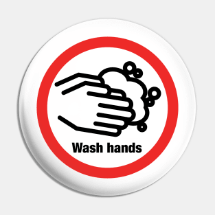 Wash Hands Pin