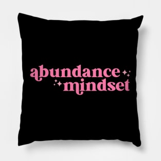 abundance mindset Pillow