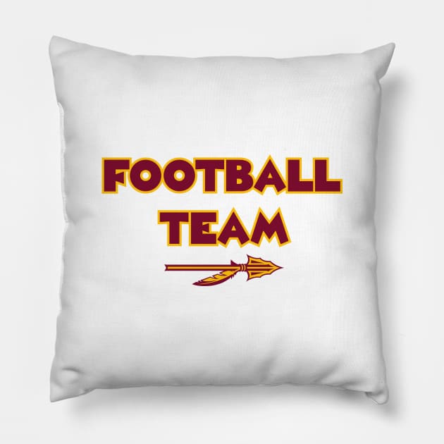 Football Team - White Pillow by KFig21