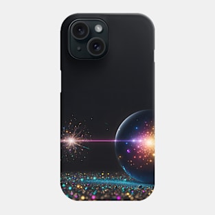 Space marble: galaxy sparkle Phone Case