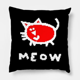 Pixelart Meow Cat Pillow