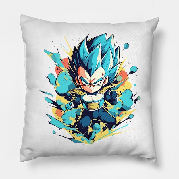 vegeta Pillow by fancy ghost