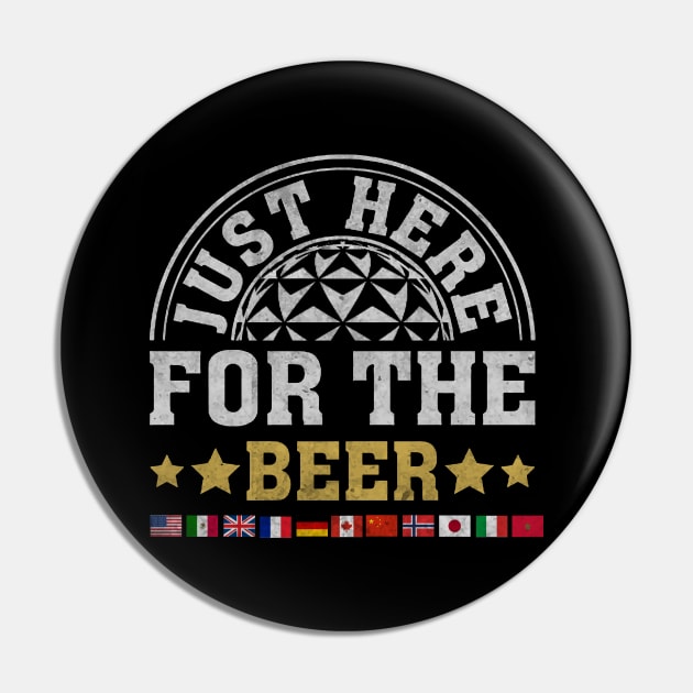 EPCOT Just Here For The Beer Pin by ThisIsFloriduhMan