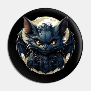 Grinning Bat Pin