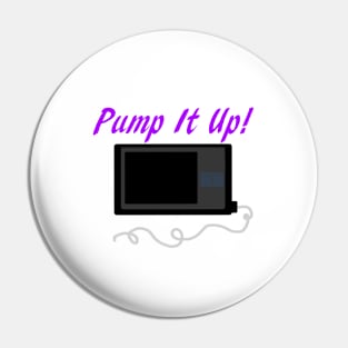 Pump It Up! 2 Purple Pin