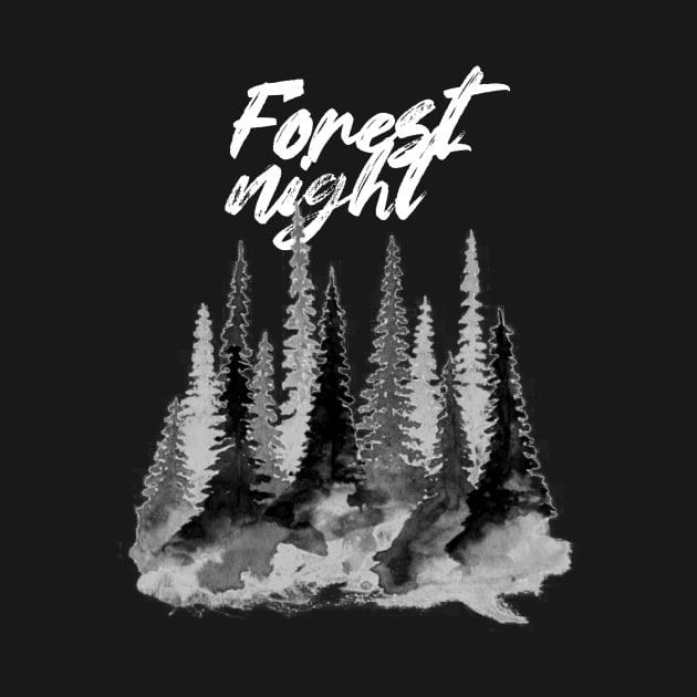 Forest night by Wild man 2