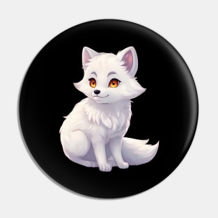 Cute Arctic Fox Pin