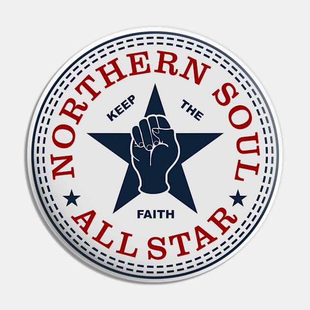 Northern Soul all star Pin by BigTime