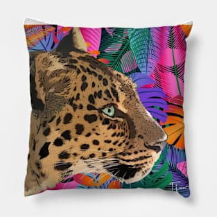 Funky Leopard Pillow