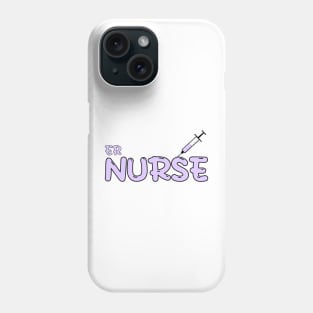 Emergency Room (ER) Nurse Purple Phone Case