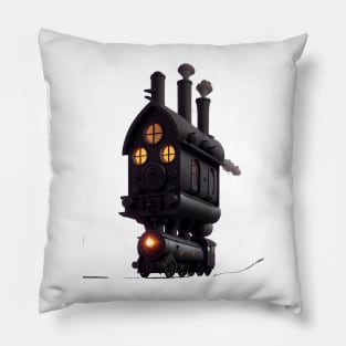 TRAIN HOUSE THEME Pillow