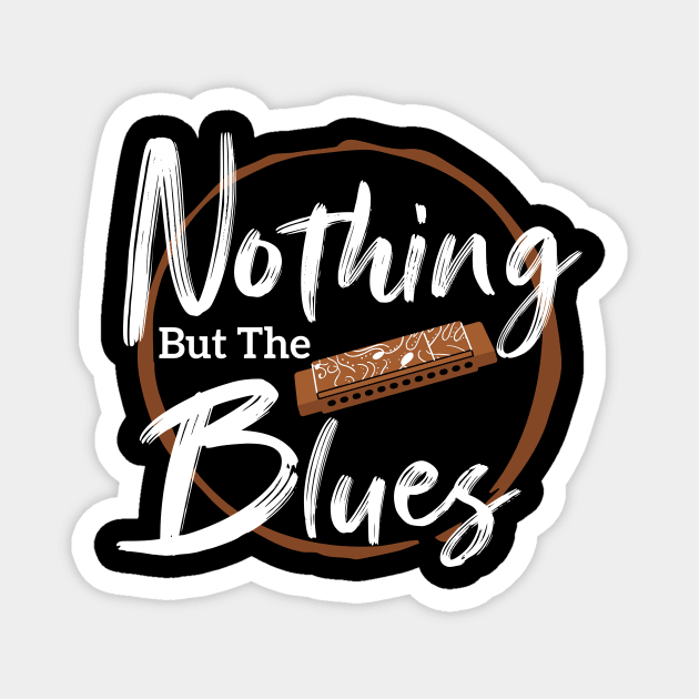 Nothing But The Blues Magnet by Azz4art