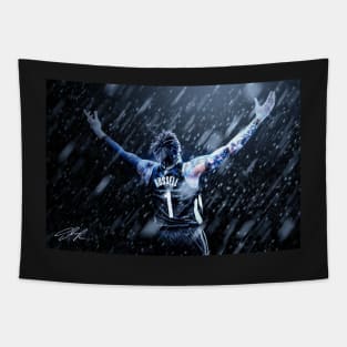 D'Angelo Russell Brooklyn Sports Art Tapestry