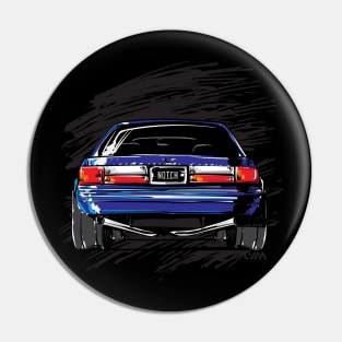 Notch Fox Body Ford Mustang Pin