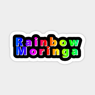 Rainbow Moringa - Rainbow Logo Magnet