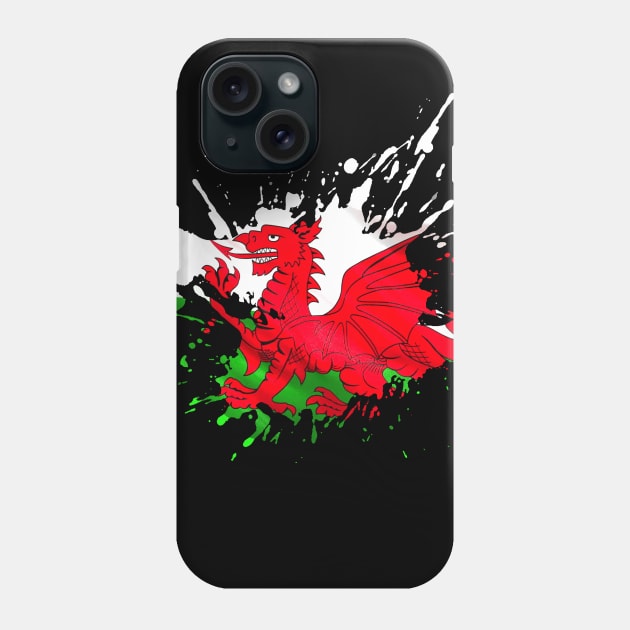 Wales Flag Phone Case by GoldenGear