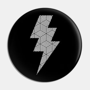 Lightning Bolt geometric Pin