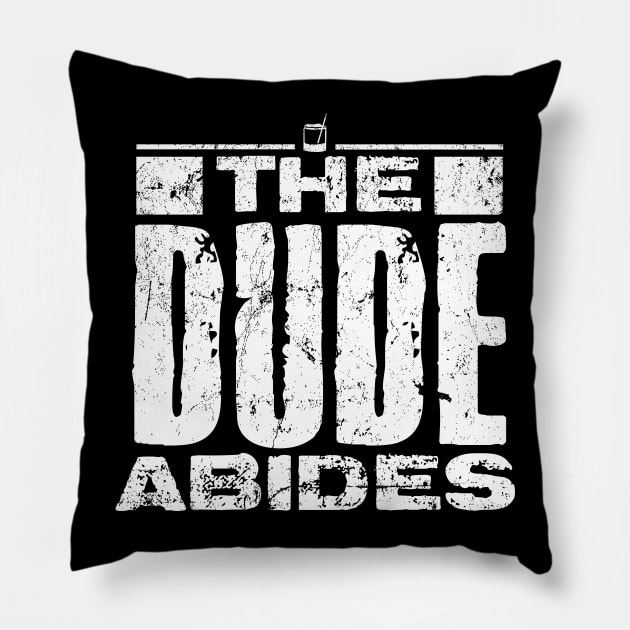 The Dude Abides Pillow by MindsparkCreative