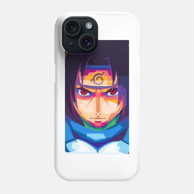 Uchiha itachi wpap pop art Phone Case by SanggiDesign93