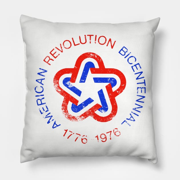 American Bicentennial Pillow by retrorockit