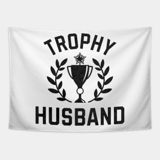 Trophy Husband Award Blk Tapestry