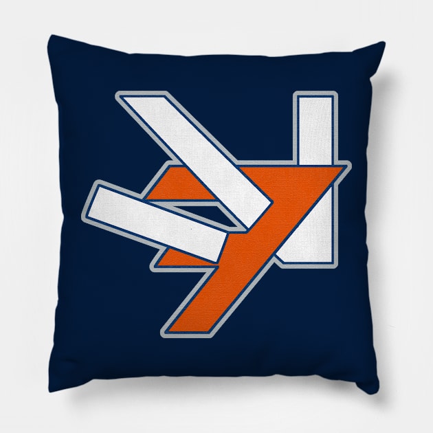 San Diego Aurebesh Logo A Pillow by Veraukoion